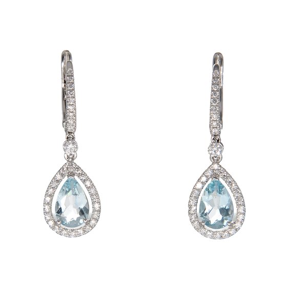Orecchini Crivelli Donna Acquamarina in Oro bianco Acquamarina 1.96 Ct 372-3492 - 372-3492